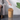 CleanSweep – Poubelle à couvercle basculant avec design effet bois