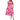 Alina – Robe à Imprimé Floral avec Col en V et Manches Courtes