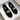 Élise – Chaussures à enfiler bout rond semelle plate avec chaîne métallique