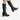 Bottes Montantes à Lacets avec Talon Bloc