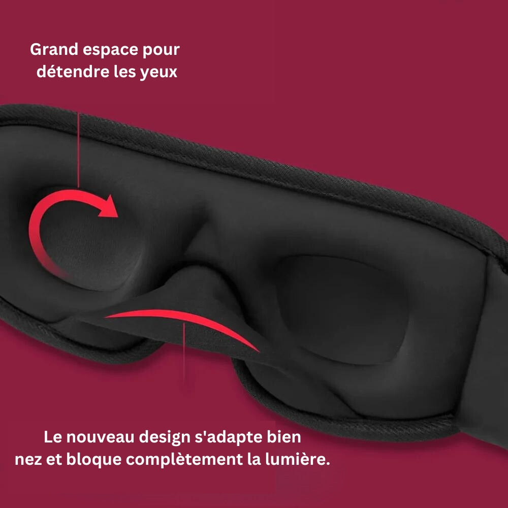 CloudRest - Masque De Sommeil Ergonomique Avec Conception Oculaire Sans Pression