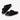 Mary – Chaussons en fausse fourrure avec semelle plate et brides