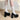 Chaussures à Talon Compensé avec Boucle
