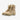 Bottines tactiques à lacets en cuir avec fermeture éclair latérale