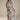 Vestido midi floral con hombros descubiertos