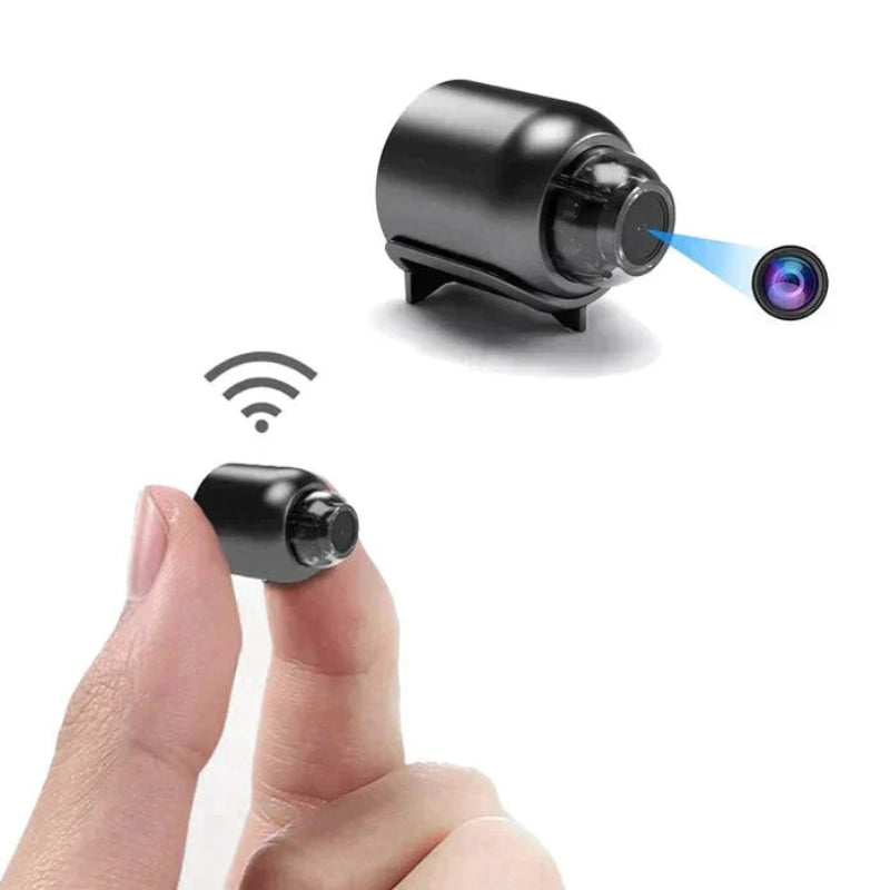 HomeGuard - Mini caméra de sécurité Wi-Fi avec alertes en temps réel et clarté de vision nocturne