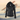 Veste en cuir avec capuche pour femmes