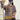 Pull femme ample col rond motif floral