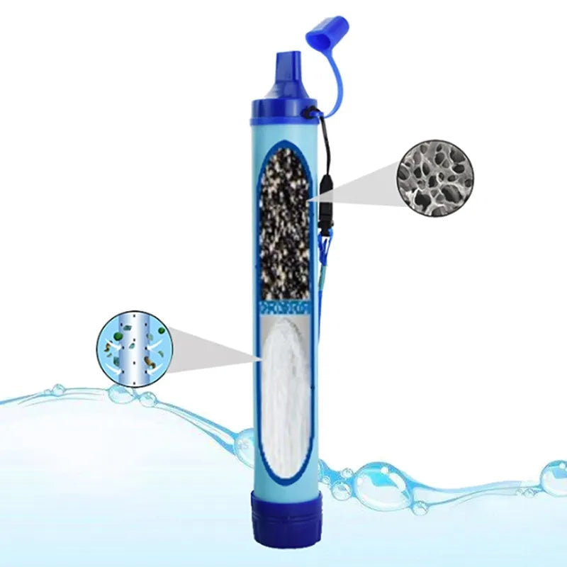 AquaSafe – Filtre à eau portable de survie pour le camping Randonnée