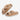 Mary – Chaussons en fausse fourrure avec semelle plate et brides