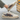 Kairo – Chaussures plates à bout rond, imprimé et lacets