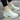 Chaussures de sport compensées à lacets en maille