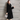 Manteau ample à capuche en fausse fourrure