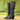 Bottes montantes femme bout pointu talon carré zippées