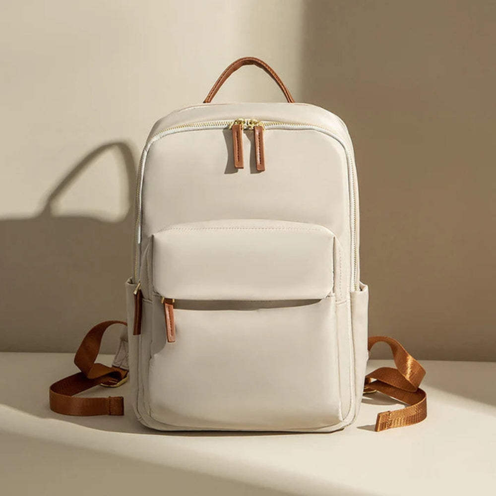 Mélanie – Sac à Dos avec Bretelles Réglables et Poches à Fermeture Éclair