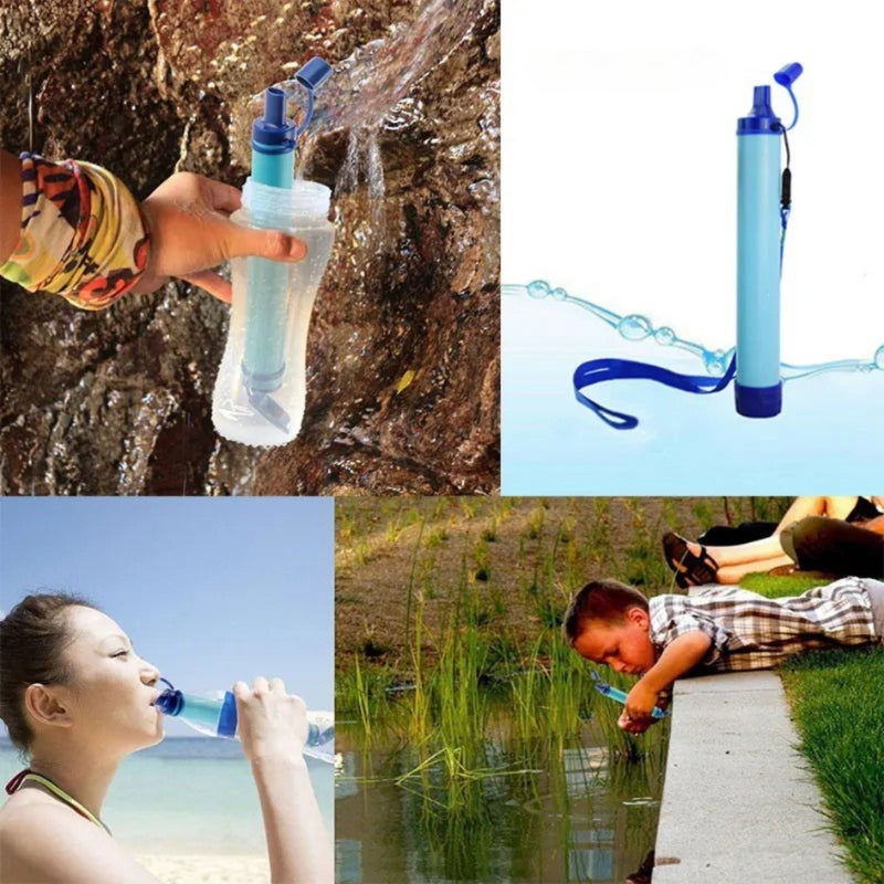 AquaSafe – Filtre à eau portable de survie pour le camping Randonnée