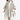 Manteau femme à carreaux col châle en fausse fourrure
