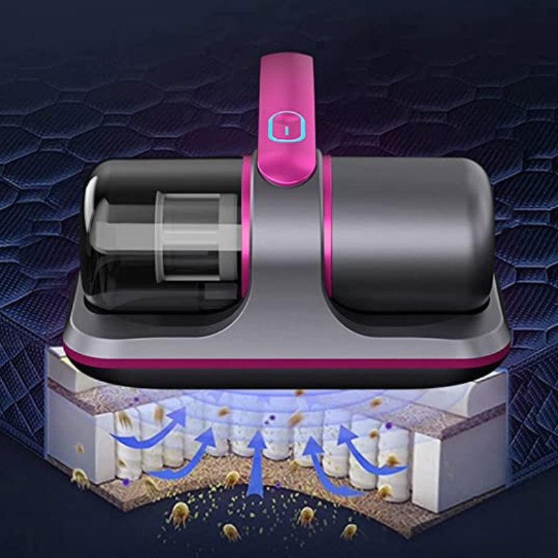 DustEase – Aspirateur Sans Fil pour Matelas avec Stérilisation UV et Forte Puissance d’Aspiration