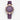 Jasmine – Reloj con correa de cuero adornado con un diamante en forma de estrella