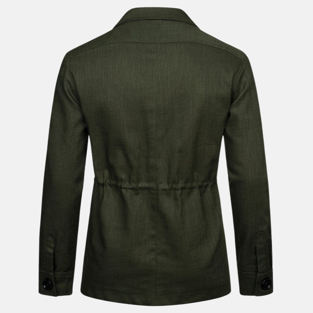 Alexander – Veste classique à manches longues avec plusieurs poches et col