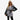 Manteau femme long à capuche zippé + ceinture