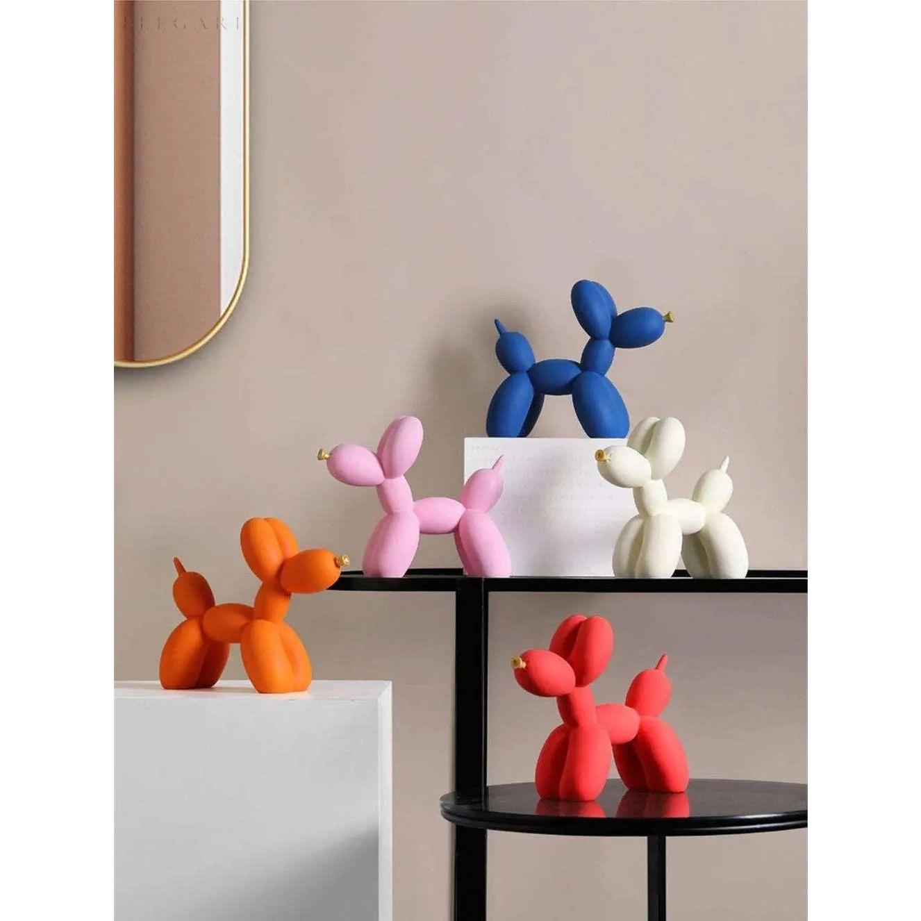 Balloon Charm - Statue de chien en ballon artistique pour des espaces élégants
