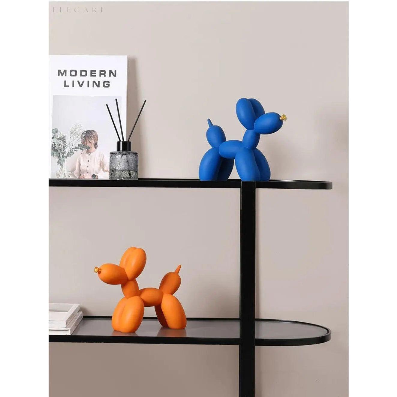 Balloon Charm - Statue de chien en ballon artistique pour des espaces élégants