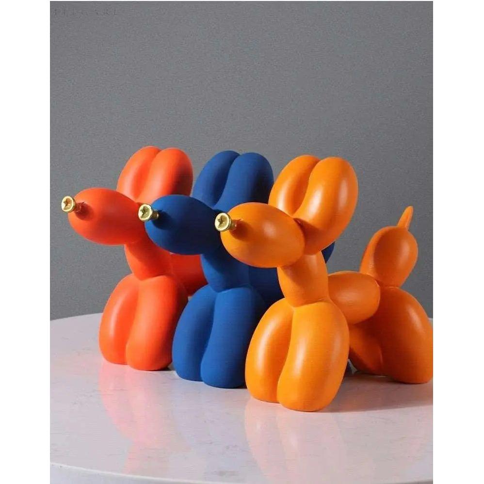 Balloon Charm - Statue de chien en ballon artistique pour des espaces élégants