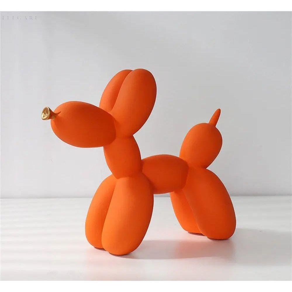 Balloon Charm - Statue de chien en ballon artistique pour des espaces élégants