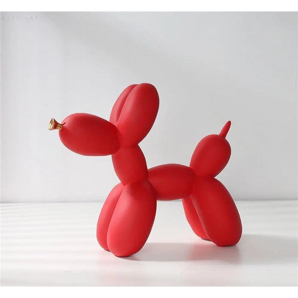 Balloon Charm - Statue de chien en ballon artistique pour des espaces élégants