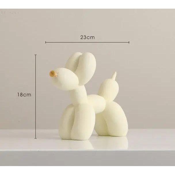 Balloon Charm - Statue de chien en ballon artistique pour des espaces élégants