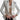 Blazer avec Épaules Structurées, Manches Longues et Fermeture Boutonnée