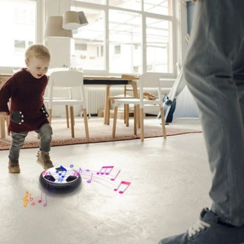 HoverBall - Ballon de football LED flottant innovant pour s'amuser en intérieur et jouer sans fin