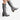 Bottes Montantes à Lacets avec Talon Bloc