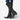 Bottes hautes à bout pointu avec perles décoratives