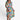 Vestido midi floral con hombros descubiertos