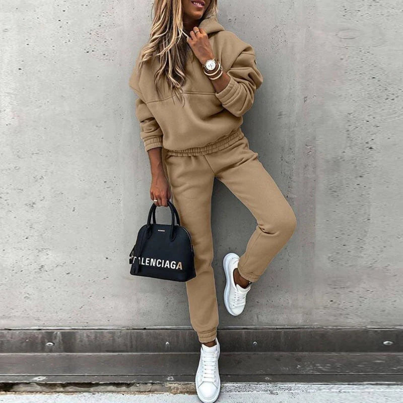 Nora – Ensemble de vêtements d'intérieur élégant avec sweat à capuche et pantalon de jogging