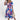 Vestido midi floral con hombros descubiertos