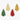 RusticSpruce - Miniature Wooden Christmas Tree Set for Farmhouse Charm