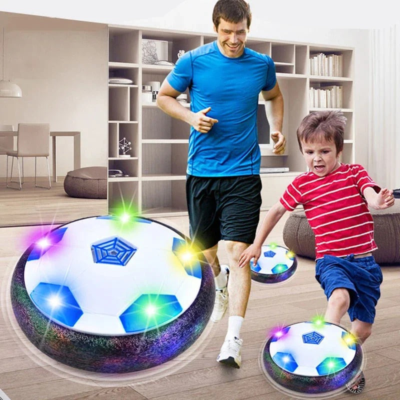 HoverBall - Ballon de football LED flottant innovant pour s'amuser en intérieur et jouer sans fin