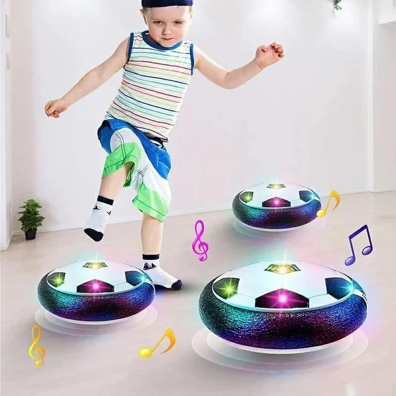 HoverBall - Ballon de football LED flottant innovant pour s'amuser en intérieur et jouer sans fin