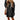 Cardigan femenino holgado con cuello redondo y mangas largas