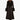 Manteau manches longues en fausse fourrure
