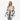 Aylin – Gilet boutonné à manches longues, col en V et imprimé