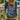 Pull femme ample col rond imprimé avec boutons