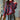 Pull ample imprimé manches longues col rond