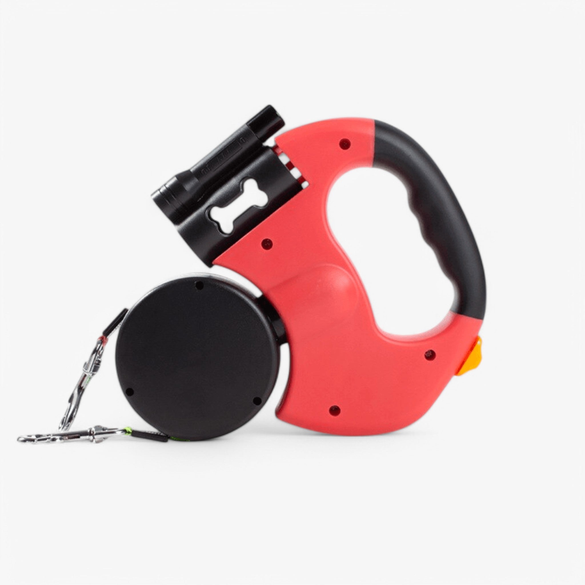 PawLink – Laisse rétractable double pour chien avec une marche douce et sans enchevêtrement pour deux chiens