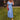 Amelia – Elegant floral print maxi dress with V-neck and short sleeves
